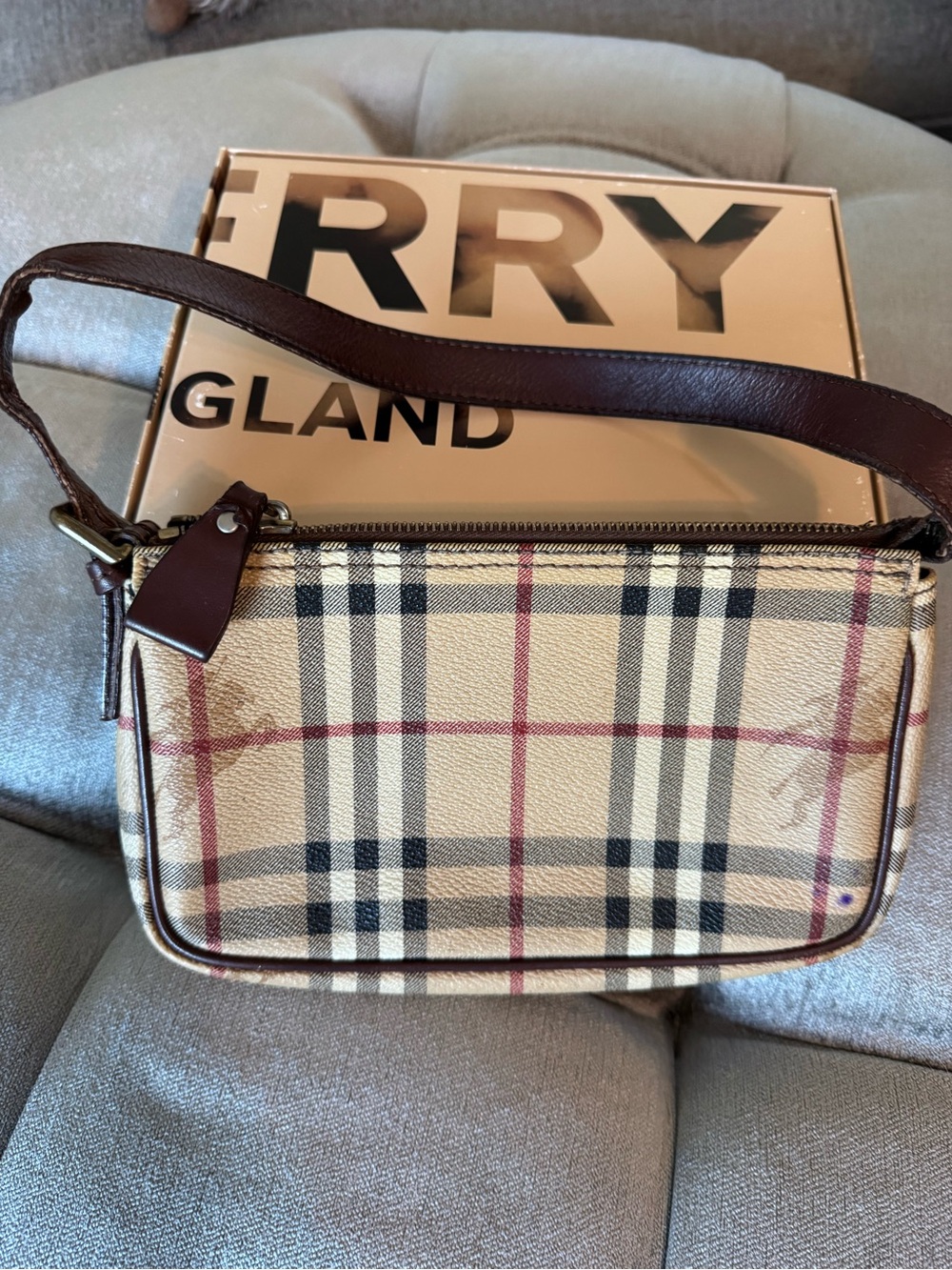 Vintage Burberry nova check mini pochette - Picture 2 of 9